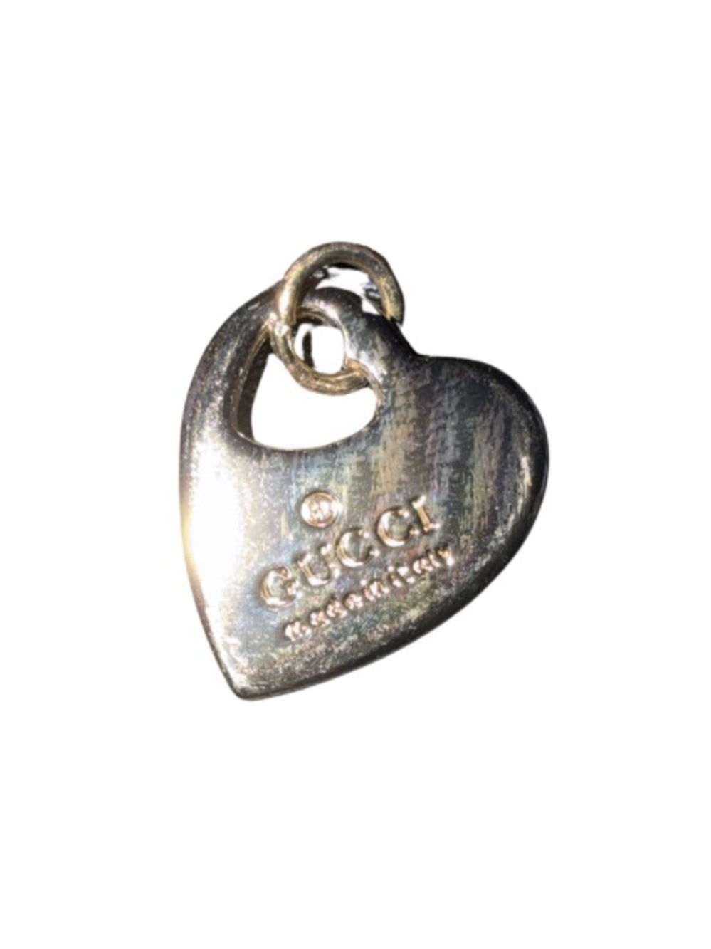 Gucci Gold Heart Charm Pendant